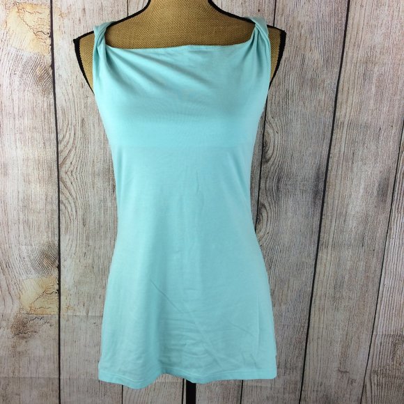 Athleta Tops - Athleta Aqua Twisted Strap Tank Top Sz S